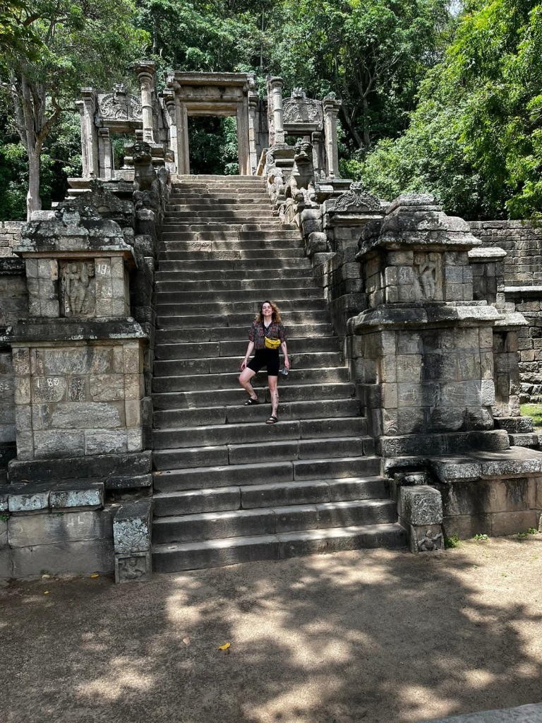 Ancient Temple Stairs