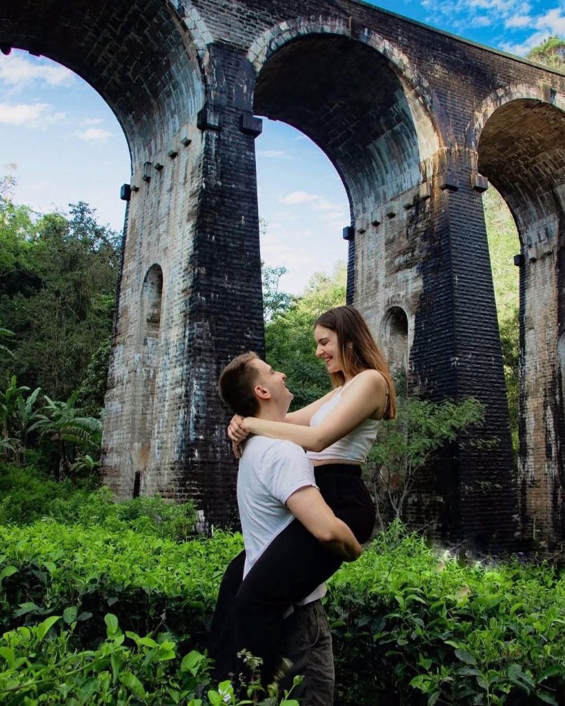 Couple at Nine Arch Bridge