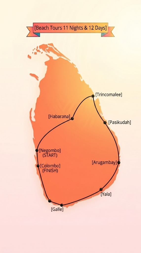 Eastern Blue Bliss Route Map