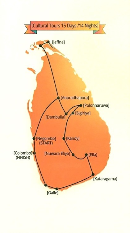 Heritage Discovery Route Map