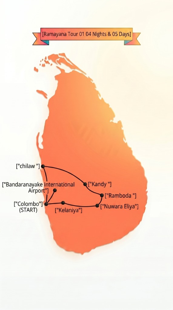 Ramayana Tour 01 Map