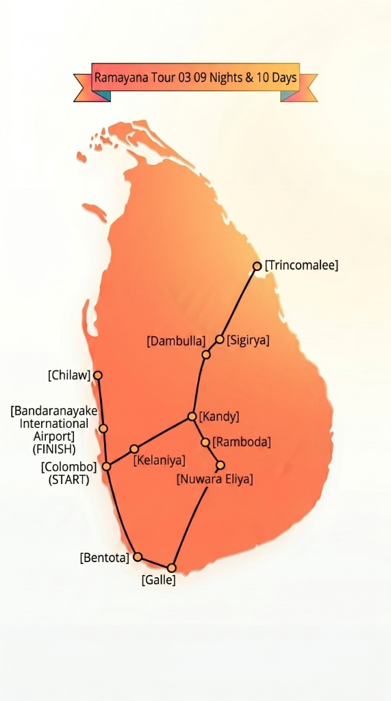 Ramayana Trails Route Map