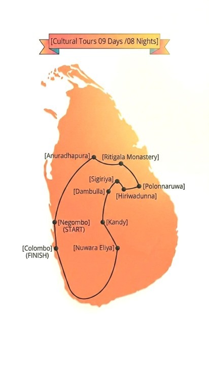Scenic Beauty Route Map